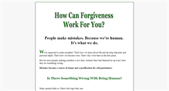 Desktop Screenshot of forgive-yourself.com