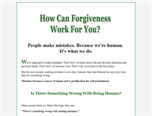 Tablet Screenshot of forgive-yourself.com